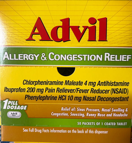 Advil allergy & congestion relief